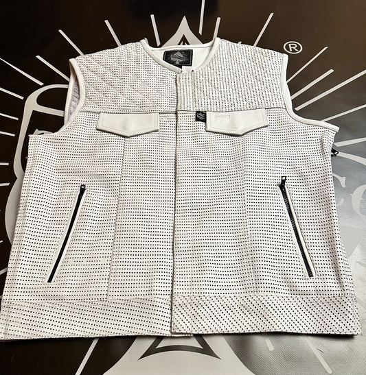Leather Expandable Vest