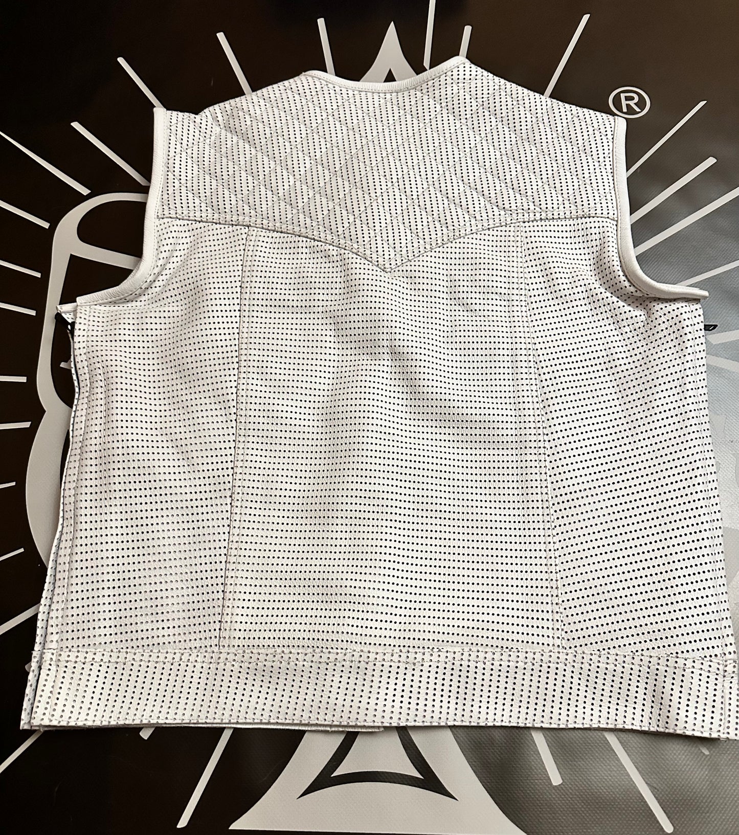 Leather Expandable Vest