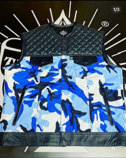 Camo Navy Hybrid Expandable Vest