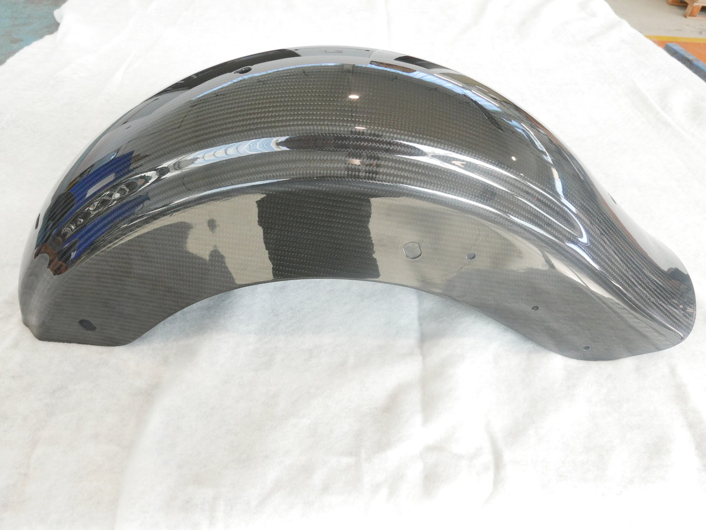 Race Carbon Rear Fender Baggers 2009 Up