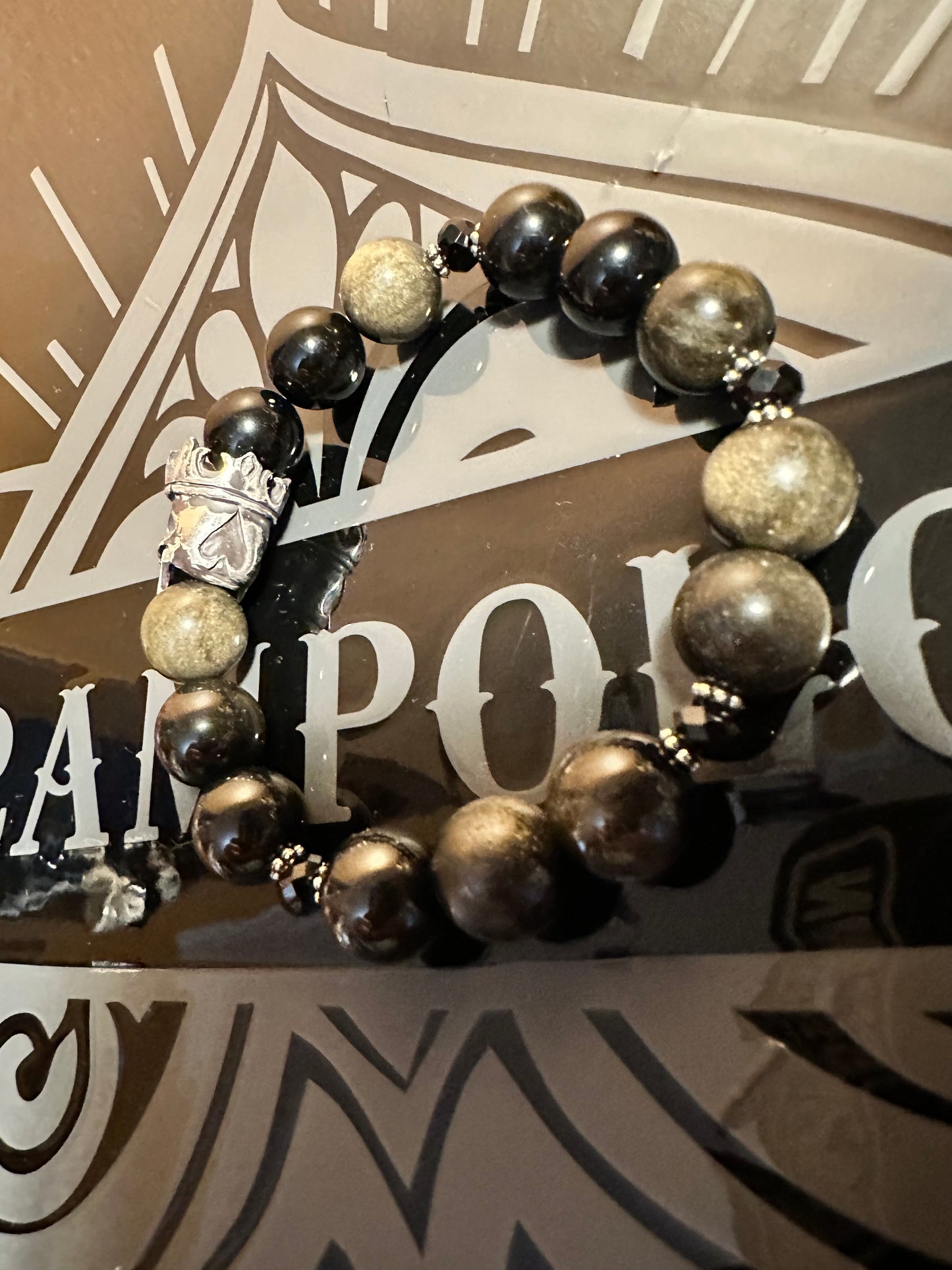 TRISHULA Bracciale Teschio In Argento 925: Gioiello Gotico Con Cristallo Nero E Rosa, Regalo Originale Per Donna O Ragazza