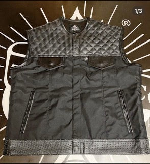 Black Hybrid Expandable Vest