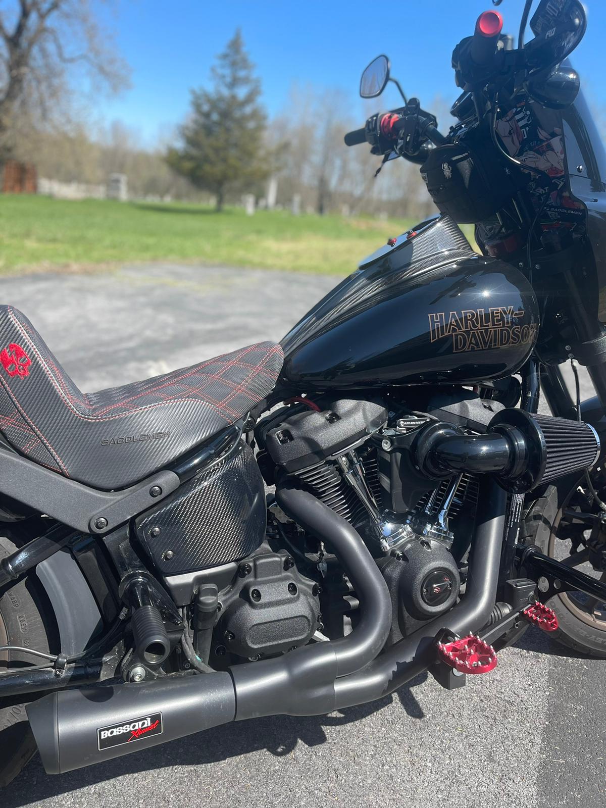 Full Carbon Side Panels Softail M8 2018 Up